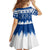 Finland Christmas Hannunvaakuna Tattoo Family Matching Off Shoulder Short Dress and Hawaiian Shirt Hyvaa Joulua - Flag Color LT7 - Wonder Print Shop