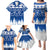 Finland Christmas Hannunvaakuna Tattoo Family Matching Puletasi Dress and Hawaiian Shirt Hyvaa Joulua - Flag Color - Wonder Print Shop