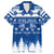 Finland Christmas Hannunvaakuna Tattoo Family Matching Short Sleeve Bodycon Dress and Hawaiian Shirt Hyvaa Joulua - Flag Color - Wonder Print Shop