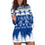 Finland Christmas Hannunvaakuna Tattoo Hoodie Dress Hyvaa Joulua - Flag Color - Wonder Print Shop