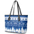 Finland Christmas Hannunvaakuna Tattoo Leather Tote Bag Hyvaa Joulua - Flag Color - Wonder Print Shop