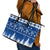 Finland Christmas Hannunvaakuna Tattoo Leather Tote Bag Hyvaa Joulua - Flag Color - Wonder Print Shop