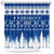 finland-christmas-hannunvaakuna-tattoo-shower-curtain-hyvaa-joulua-flag-color