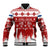 Finland Christmas Hannunvaakuna Tattoo Baseball Jacket Hyvaa Joulua - Red LT7 - Wonder Print Shop