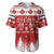 Finland Christmas Hannunvaakuna Tattoo Baseball Jersey Hyvaa Joulua - Red LT7 - Wonder Print Shop