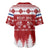 Finland Christmas Hannunvaakuna Tattoo Baseball Jersey Hyvaa Joulua - Red LT7 - Wonder Print Shop