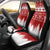 Finland Christmas Hannunvaakuna Tattoo Car Seat Cover Hyvaa Joulua - Red LT7 - Wonder Print Shop