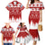 Finland Christmas Hannunvaakuna Tattoo Family Matching Mermaid Dress and Hawaiian Shirt Hyvaa Joulua - Red LT7 - Wonder Print Shop