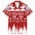 Finland Christmas Hannunvaakuna Tattoo Family Matching Puletasi Dress and Hawaiian Shirt Hyvaa Joulua - Red - Wonder Print Shop