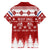 Finland Christmas Hannunvaakuna Tattoo Family Matching Puletasi Dress and Hawaiian Shirt Hyvaa Joulua - Red - Wonder Print Shop