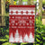 Finland Christmas Hannunvaakuna Tattoo Garden Flag Hyvaa Joulua - Red - Wonder Print Shop