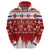 Finland Christmas Hannunvaakuna Tattoo Hoodie Hyvaa Joulua - Red - Wonder Print Shop