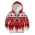 Finland Christmas Hannunvaakuna Tattoo Kid Hoodie Hyvaa Joulua - Red - Wonder Print Shop