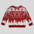 Finland Christmas Hannunvaakuna Tattoo Kid Ugly Christmas Sweater Hyvaa Joulua - Red - Wonder Print Shop