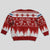 Finland Christmas Hannunvaakuna Tattoo Kid Ugly Christmas Sweater Hyvaa Joulua - Red - Wonder Print Shop