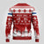 Finland Christmas Hannunvaakuna Tattoo Ugly Christmas Sweater Hyvaa Joulua - Red - Wonder Print Shop