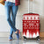 Finland Christmas Hannunvaakuna Tattoo Luggage Cover Hyvaa Joulua - Red - Wonder Print Shop