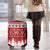 Finland Christmas Hannunvaakuna Tattoo Luggage Cover Hyvaa Joulua - Red - Wonder Print Shop