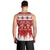 Finland Christmas Hannunvaakuna Tattoo Men Tank Top Hyvaa Joulua - Red - Wonder Print Shop