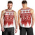 Finland Christmas Hannunvaakuna Tattoo Men Tank Top Hyvaa Joulua - Red - Wonder Print Shop