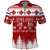 Finland Christmas Hannunvaakuna Tattoo Polo Shirt Hyvaa Joulua - Red - Wonder Print Shop