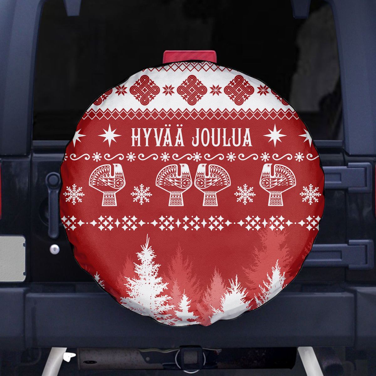 finland-christmas-hannunvaakuna-tattoo-spare-tire-cover-hyvaa-joulua-red