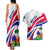 Haiti Independence Anniversary Couples Matching Tank Maxi Dress and Hawaiian Shirt Ayiti Basic Style LT7 - Wonder Print Shop