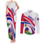 Haiti Independence Anniversary Couples Matching Tank Maxi Dress and Long Sleeve Button Shirt Ayiti Basic Style LT7 - Wonder Print Shop