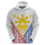 Personalised Philippines Mix Guam Hoodie Filipino Flag Style - Wonder Print Shop