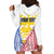 Personalised Philippines Mix Guam Hoodie Dress Filipino Flag Style - Wonder Print Shop