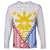 Personalised Philippines Mix Guam Long Sleeve Shirt Filipino Flag Style - Wonder Print Shop