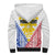 Personalised Philippines Mix Guam Sherpa Hoodie Filipino Flag Style - Wonder Print Shop