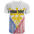 Personalised Philippines Mix Guam T Shirt Filipino Flag Style - Wonder Print Shop