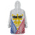 Personalised Philippines Mix Guam Wearable Blanket Hoodie Filipino Flag Style - Wonder Print Shop