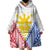 Personalised Philippines Mix Guam Wearable Blanket Hoodie Filipino Flag Style - Wonder Print Shop