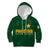 Personalised Pakistan Women Cricket Kid Hoodie Marble Patterns - Wonder Print Shop