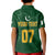 Personalised Pakistan Women Cricket Kid Polo Shirt Marble Patterns - Wonder Print Shop