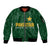 Personalised Pakistan Women Cricket Sleeve Zip Bomber Jacket Marble Patterns - Wonder Print Shop