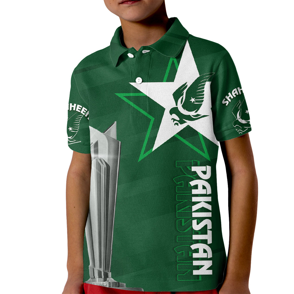 Personalised Pakistan Women Cricket Kid Polo Shirt World Cup T20 Eagle Symbol - Wonder Print Shop