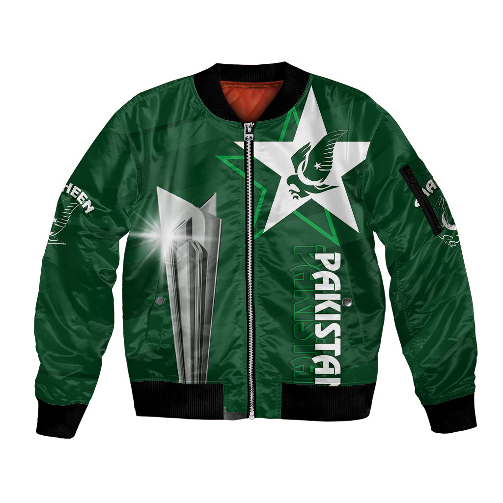 personalised-pakistan-women-cricket-sleeve-zip-bomber-jacket-world-cup-t20-eagle-symbol