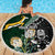 Custom South Africa Mix New Zealand Rugby 2023 Beach Blanket World Cup Greatest Rivalry LT7 - Wonder Print Shop