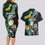 Custom South Africa Mix New Zealand Rugby 2023 Couples Matching Long Sleeve Bodycon Dress and Hawaiian Shirt World Cup Greatest Rivalry LT7 - Wonder Print Shop