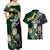 Custom South Africa Mix New Zealand Rugby 2023 Couples Matching Off Shoulder Maxi Dress and Hawaiian Shirt World Cup Greatest Rivalry LT7 - Wonder Print Shop