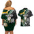 Custom South Africa Mix New Zealand Rugby 2023 Couples Matching Off Shoulder Short Dress and Hawaiian Shirt World Cup Greatest Rivalry LT7 - Wonder Print Shop