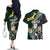 Custom South Africa Mix New Zealand Rugby 2023 Couples Matching Off The Shoulder Long Sleeve Dress and Hawaiian Shirt World Cup Greatest Rivalry LT7 - Wonder Print Shop