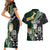 Custom South Africa Mix New Zealand Rugby 2023 Couples Matching Short Sleeve Bodycon Dress and Hawaiian Shirt World Cup Greatest Rivalry LT7 - Wonder Print Shop