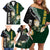 Custom South Africa Mix New Zealand Rugby 2023 Family Matching Off Shoulder Short Dress and Hawaiian Shirt World Cup Greatest Rivalry LT7 - Wonder Print Shop