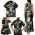 Custom South Africa Mix New Zealand Rugby 2023 Family Matching Tank Maxi Dress and Hawaiian Shirt World Cup Greatest Rivalry - Wonder Print Shop