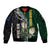 Custom South Africa Mix New Zealand Rugby 2023 Sleeve Zip Bomber Jacket World Cup Greatest Rivalry - Wonder Print Shop