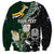 Custom South Africa Mix New Zealand Rugby 2023 Sweatshirt World Cup Greatest Rivalry - Wonder Print Shop